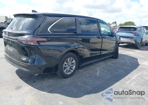 2024 Toyota Sienna Le z USA, uszkodzony, nr VIN 5TDKRKEC7RS196526